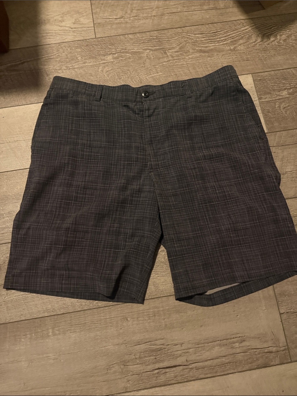 PGA Tour Mens Plaid Golf Shorts Sz 40